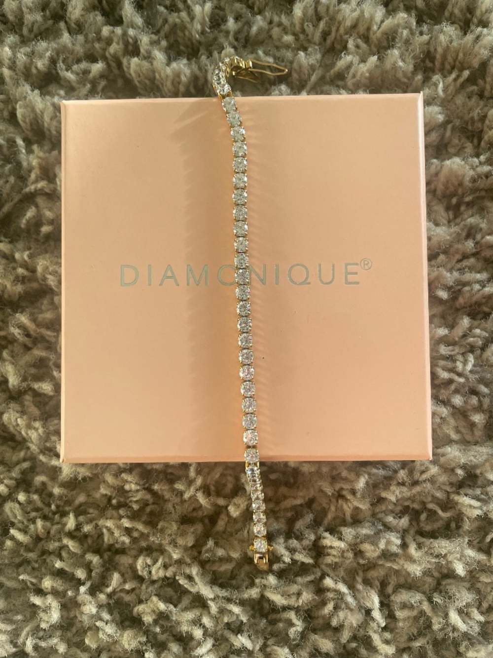 Diamonique Diamond Tennis Bracelet